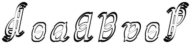 Ambigram for deadbeef in Sourceserifpro-it